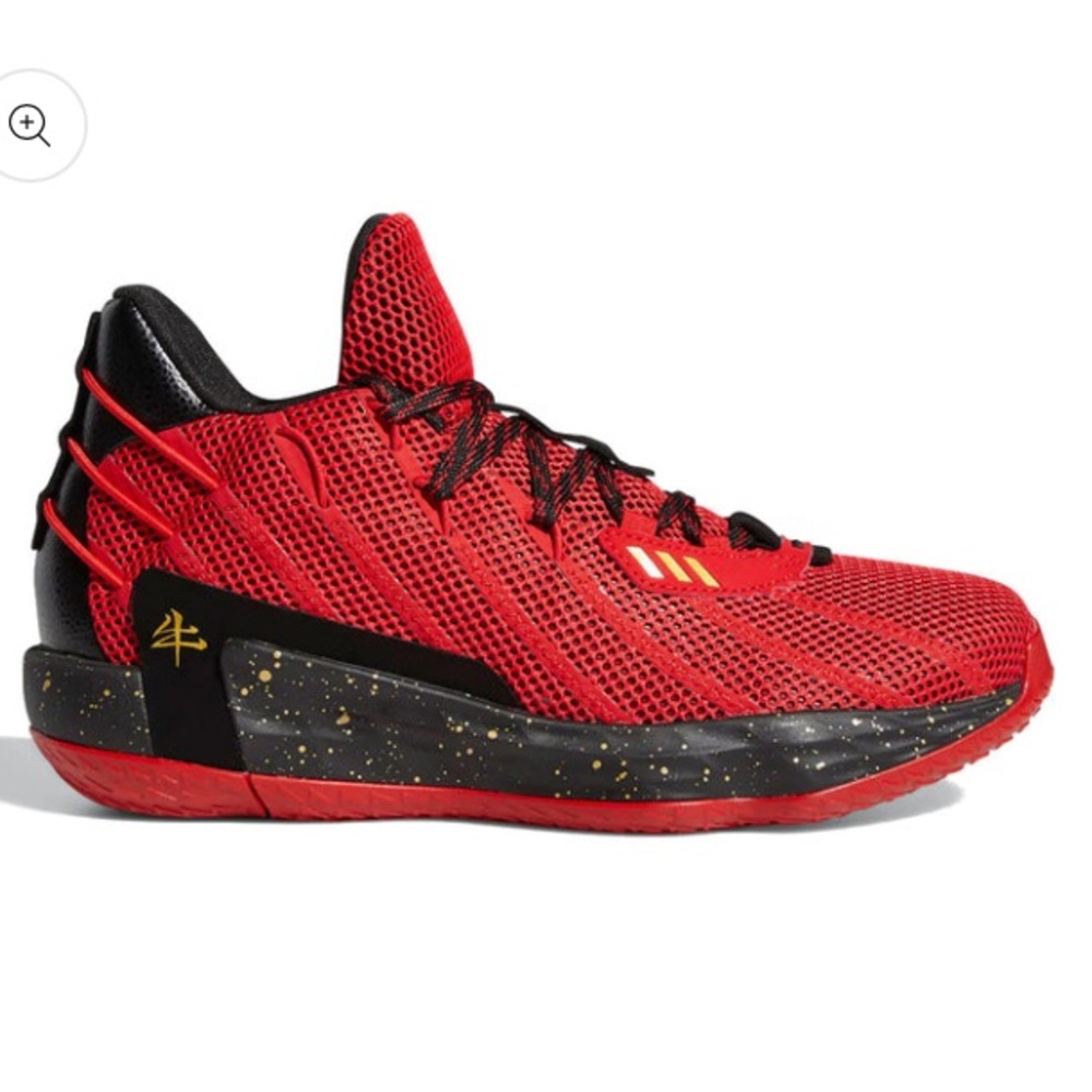 ADIDAS Dame 7 LNY Chinese New Year lunar red shoes